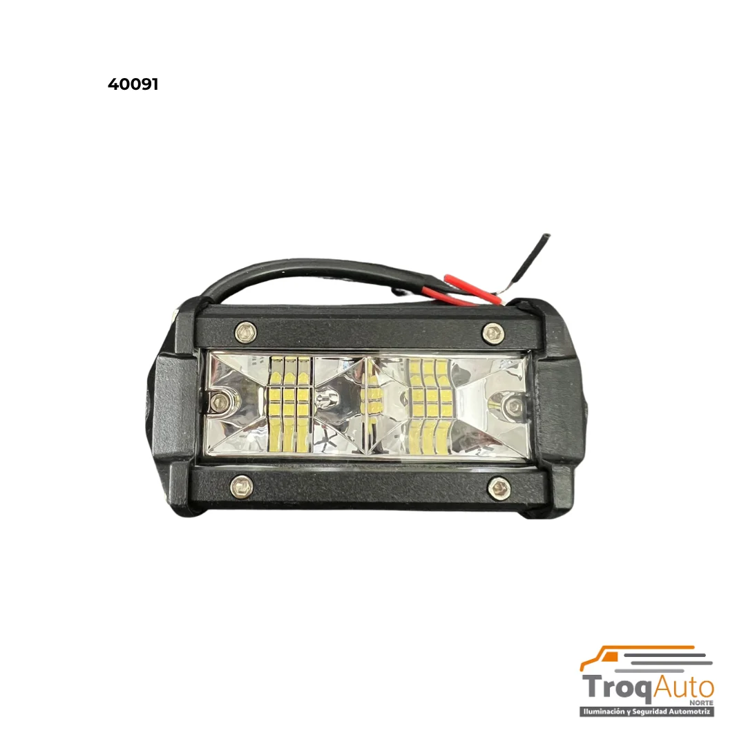 JGO. BARRA MINI 12 LEDS CR C/REFLEJ. FIJA (10X5X4CM) 8-80V (40091)