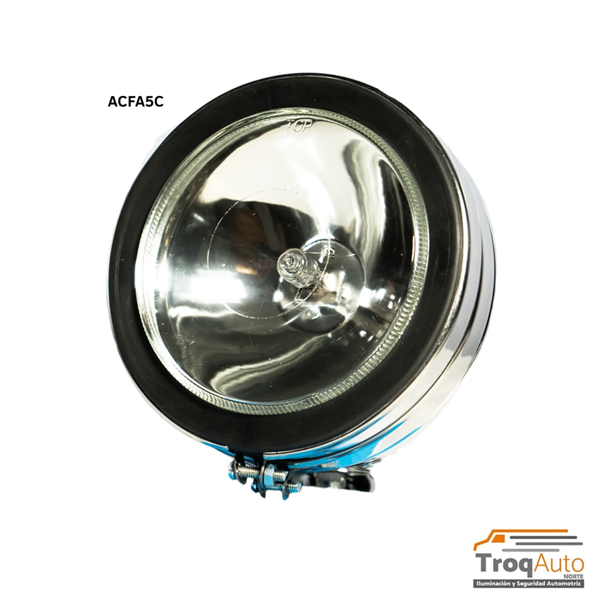 JGO. FARO REDONDO 4X4 HALÓGENO 5″ / METÁLICO BLANCO