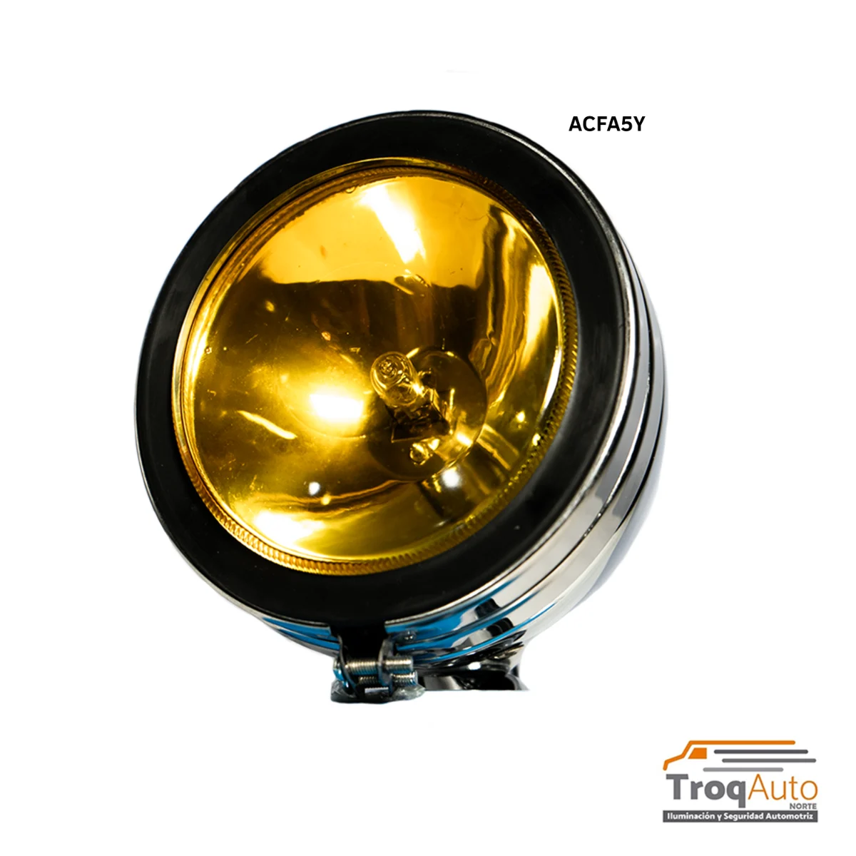 JGO. FARO REDONDO 4X4 HALÓGENO 5″ / METÁLICO AMBAR