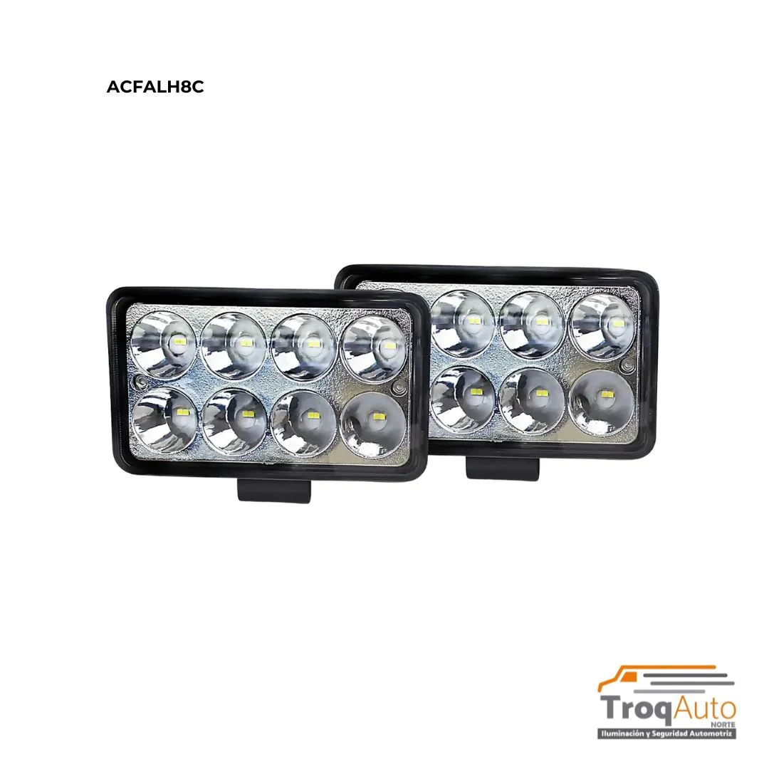 JGO. FARO 8 LEDS BLANCO 12V