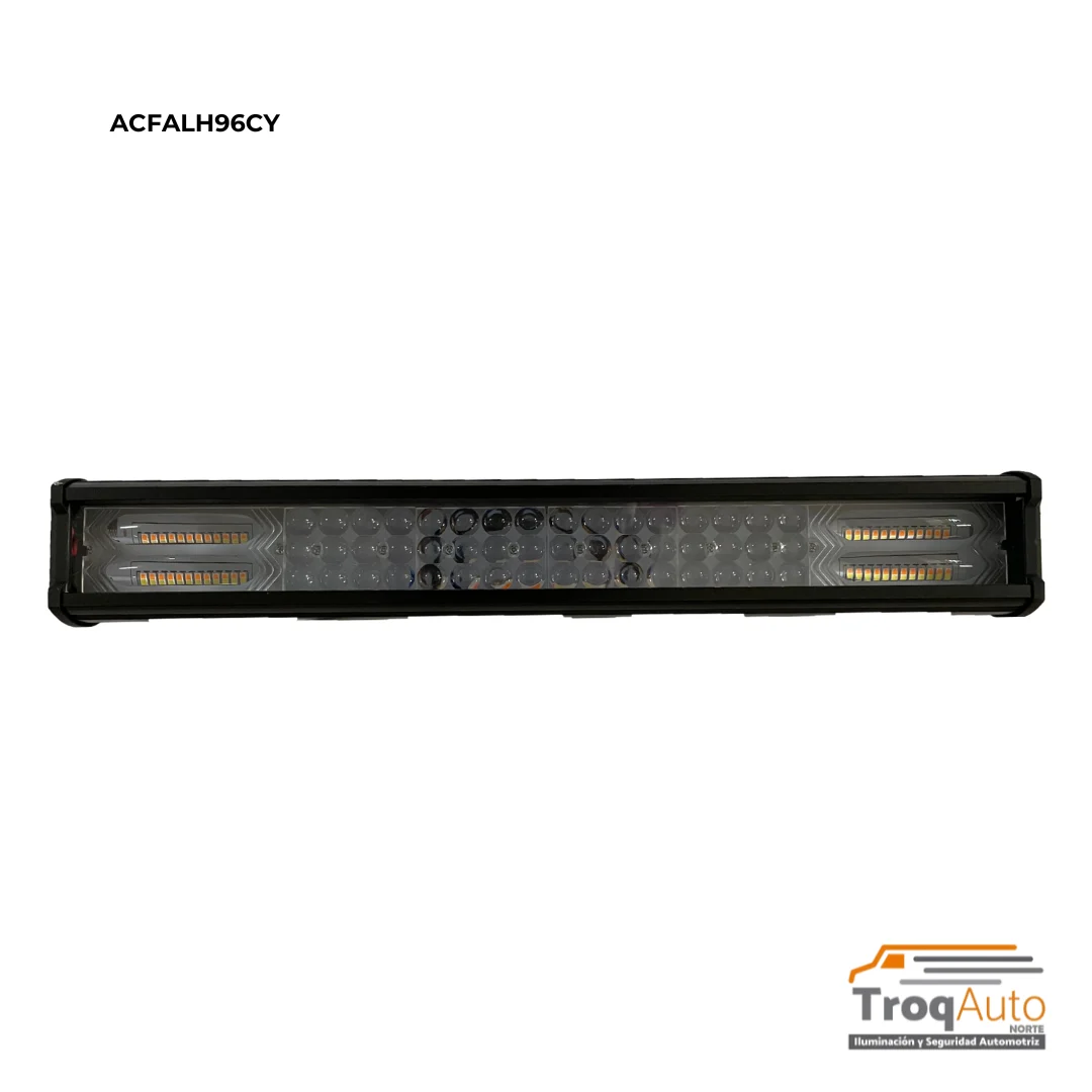 FARO BICOLOR AMB-BCO C/ESTROBO 96 LEDS DE 3W, 5D