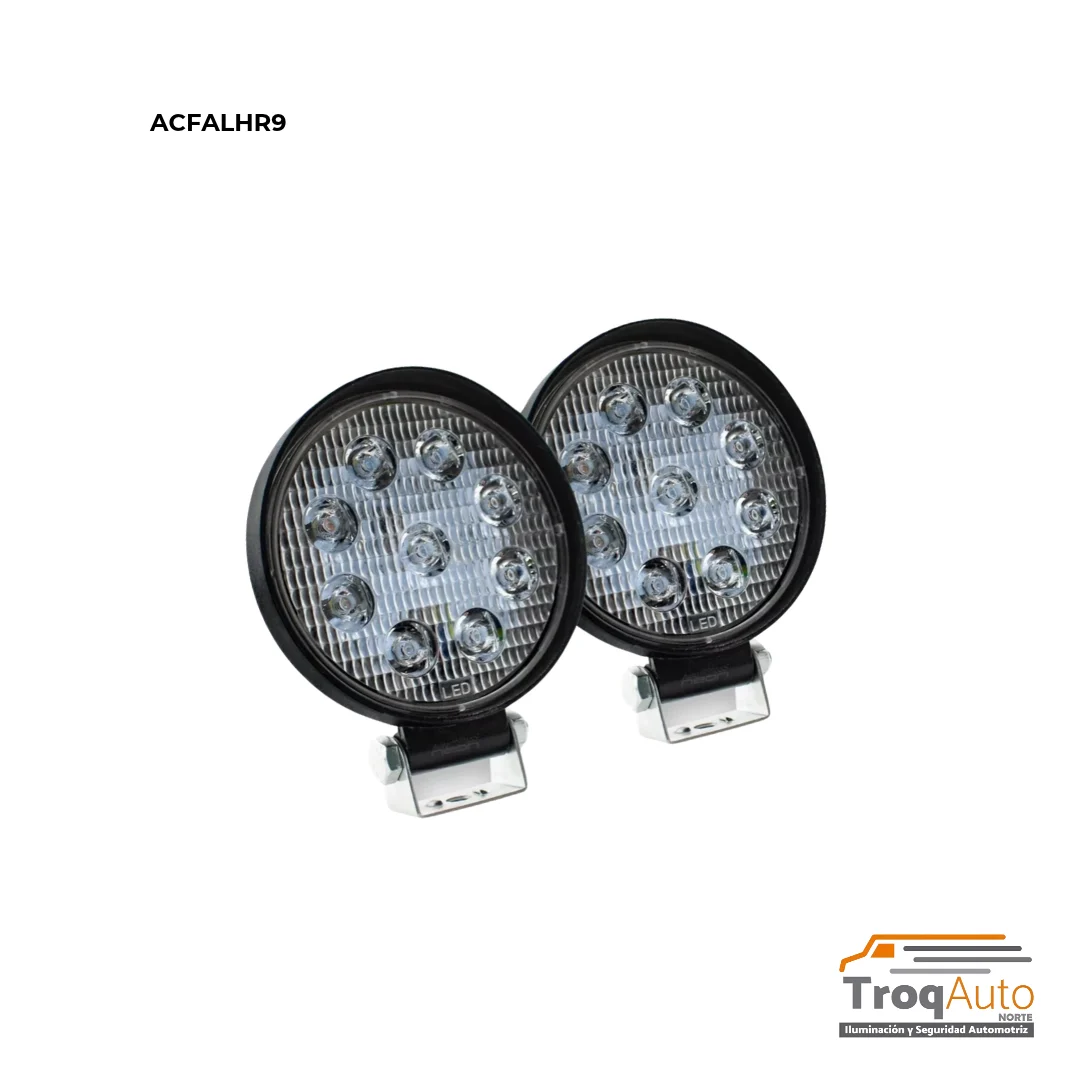 JGO. FARO 9 HIPER LEDS REDONDO 12V