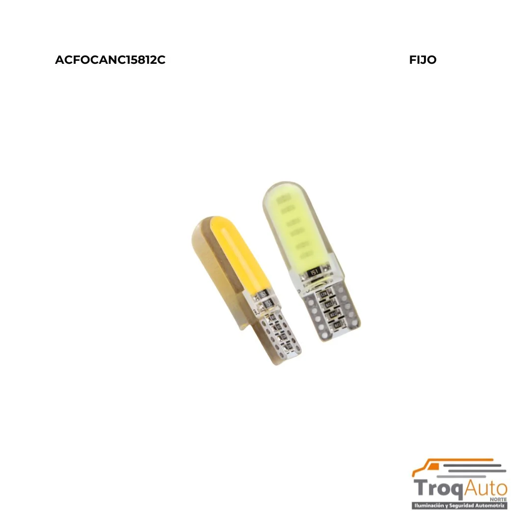 JGO. FOCO PELLIZCO 12 HIPER LEDS COB C/CANBUS BLANCO