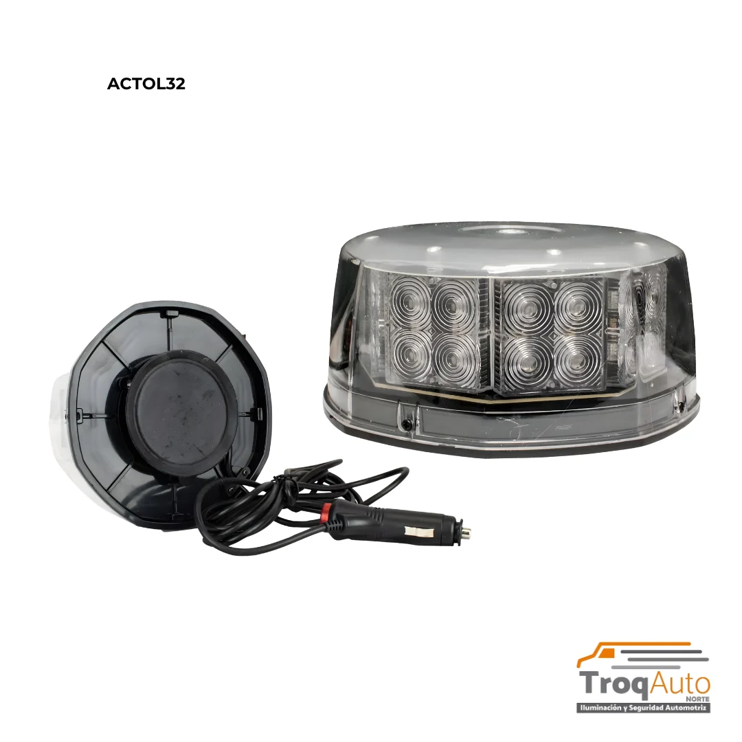 TORRETA 32 LEDS AMBAR C/17 FUNCIONES