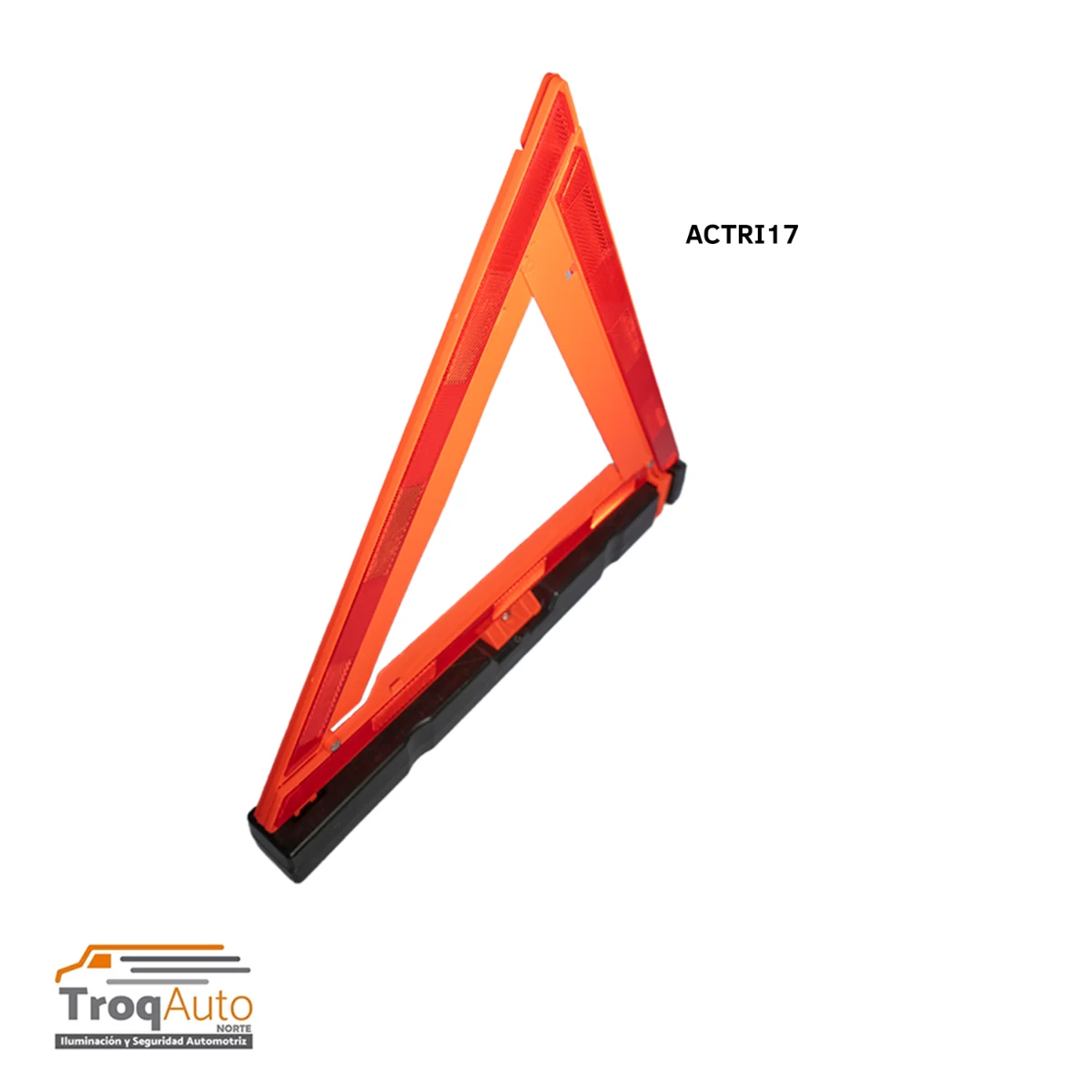 TRIANGULO DE SEÑALIZACION DE PLASTICO REFORZADO / 43CM – 17″