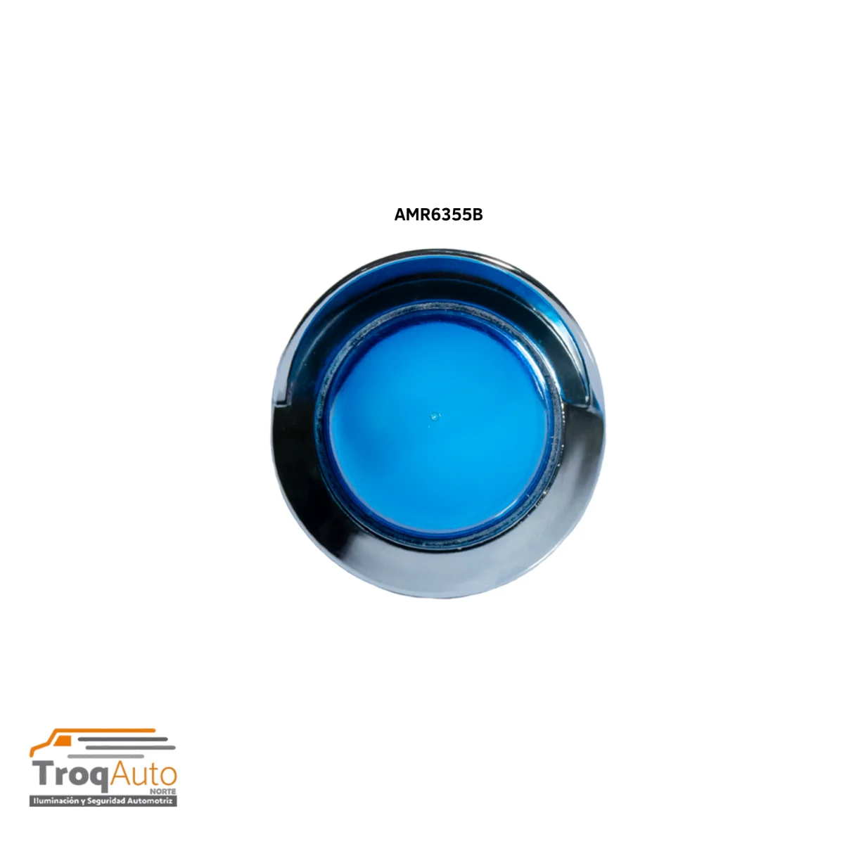 JGO. PLAFON DE PICO GEL C/VICERA CROMADO AZUL / 12-24V FIJO+EST