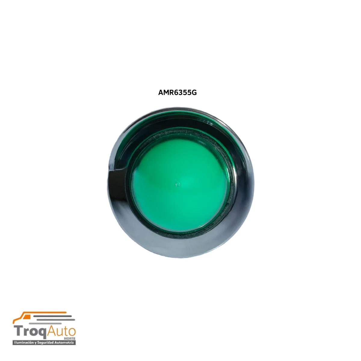 JGO. PLAFON DE PICO GEL C/VICERA CROMADO VERDE / 12-24V FIJO+EST