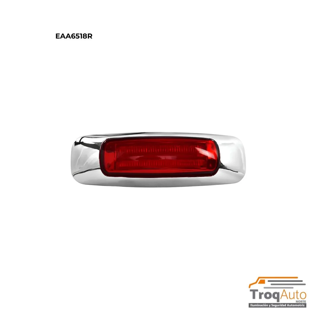 PLAFON LATERAL 8 LED ESTROBO ROJO