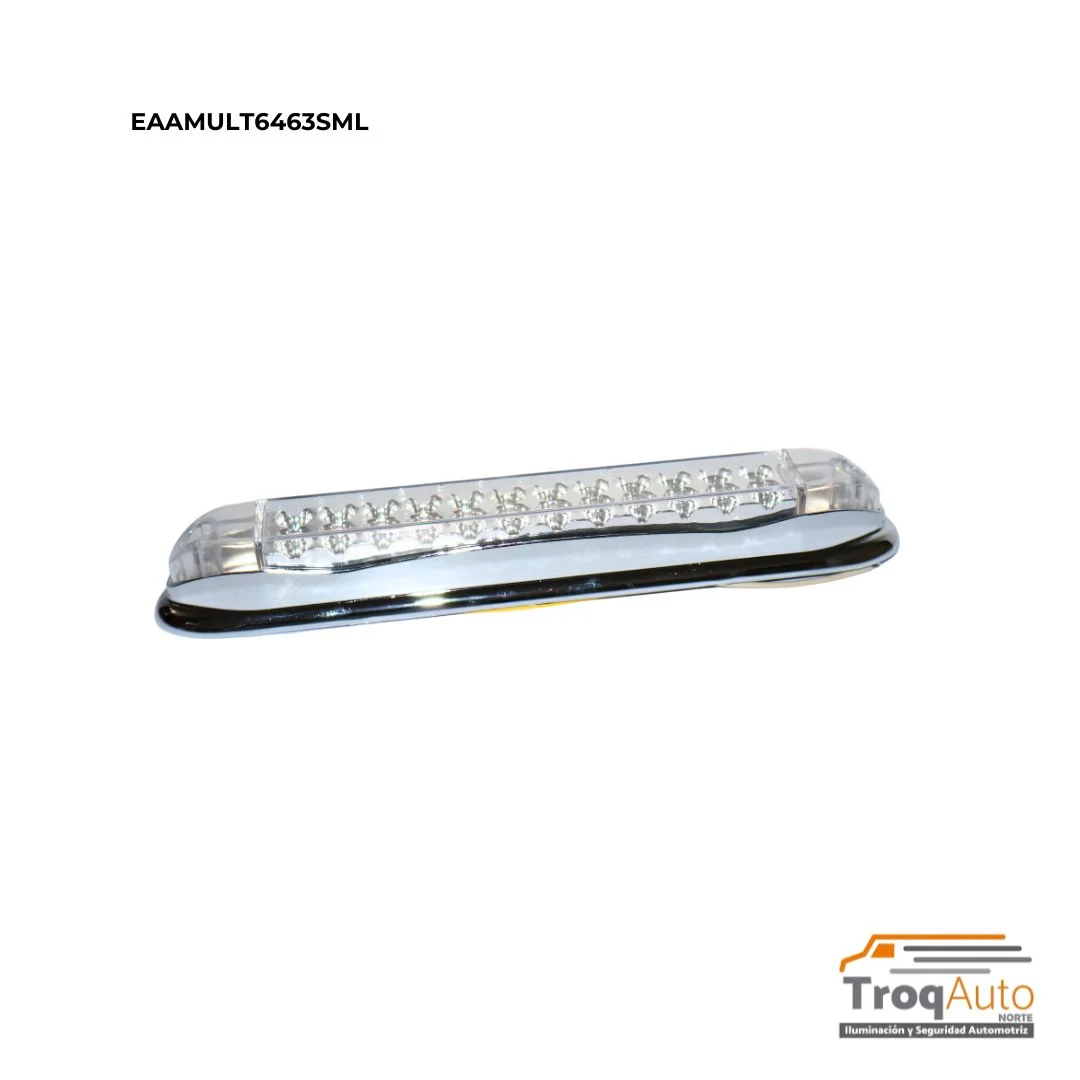BARRA LED CROMADA TAMAÑO CHICO