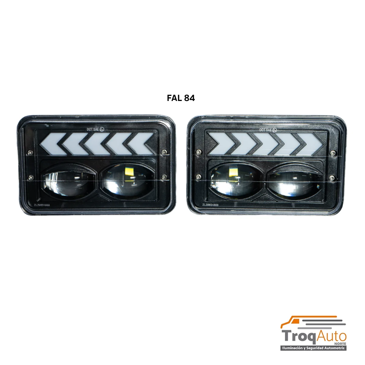 JGO. UNIDAD 5″ RECTANGULAR / TECNOLOGIA DRL Y LUPAS
