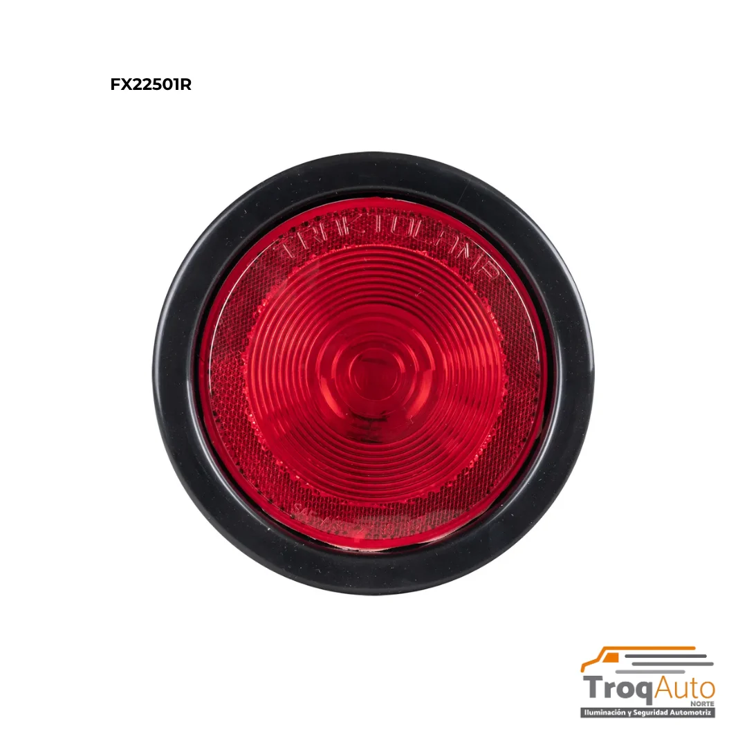 LAMPARA ROJA SELLADA 4" MICA REFLEJANTE