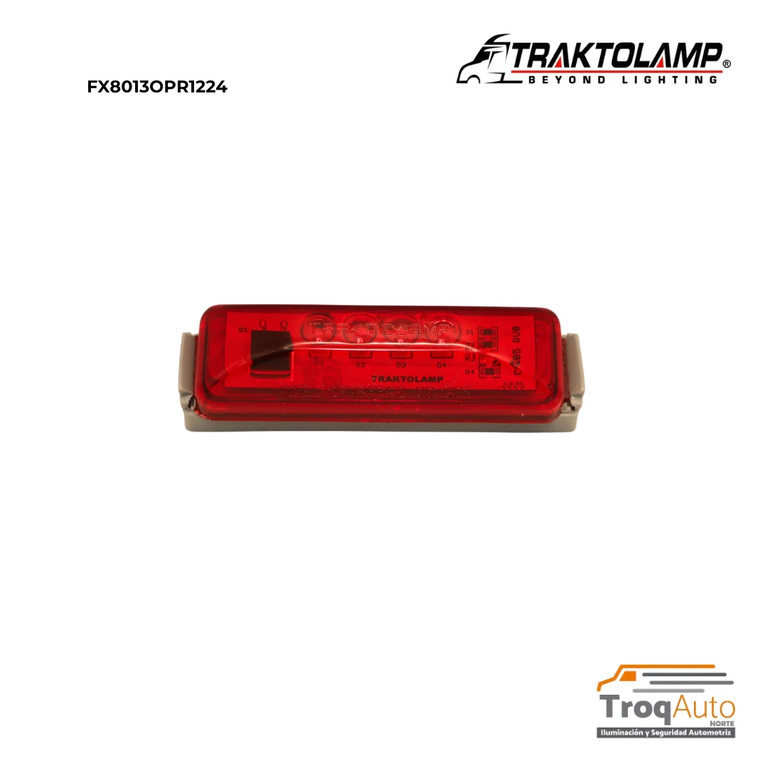 LAMPARA LED 4 OPTICOS TOLDO KW ROJO 12-24V