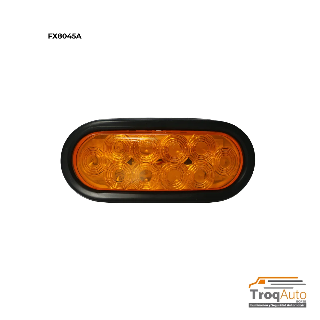 LAMPARA AMB OVAL SELL 10 LED C/GROMMET 12/24V