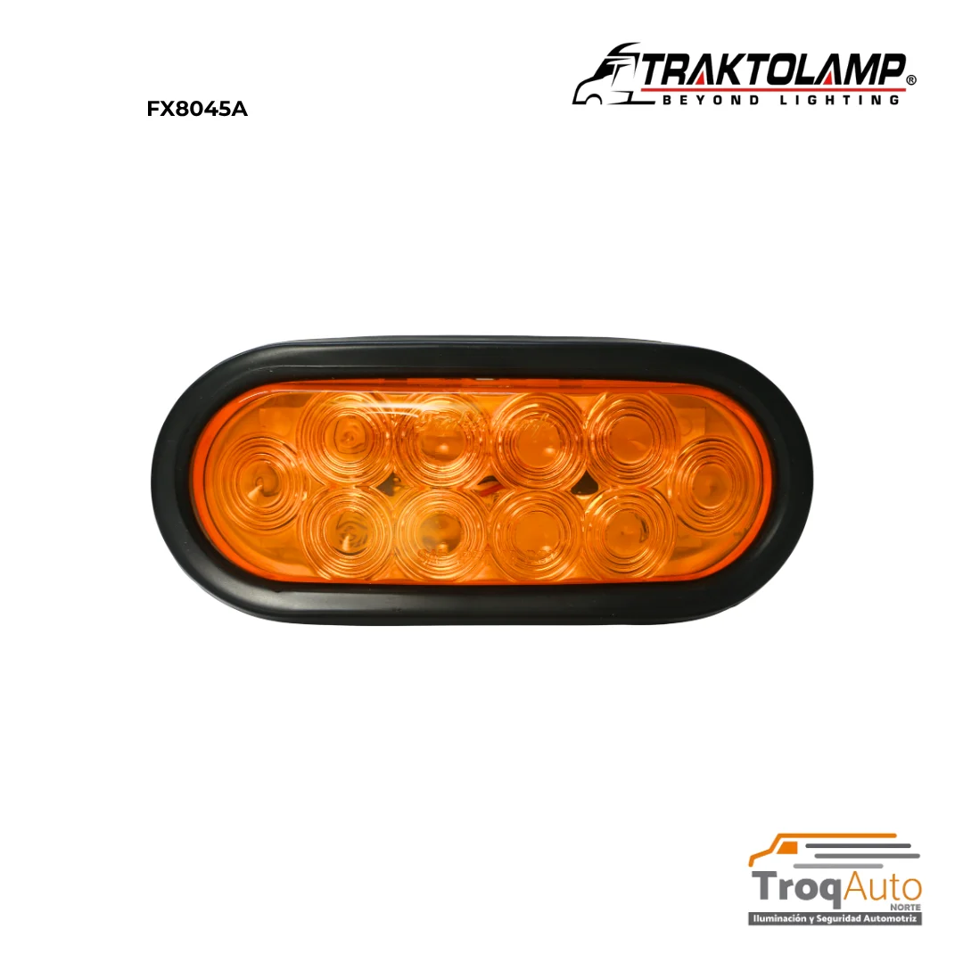 LAMPARA AMB OVAL SELL 10 LED C/GROMMET 12/24V