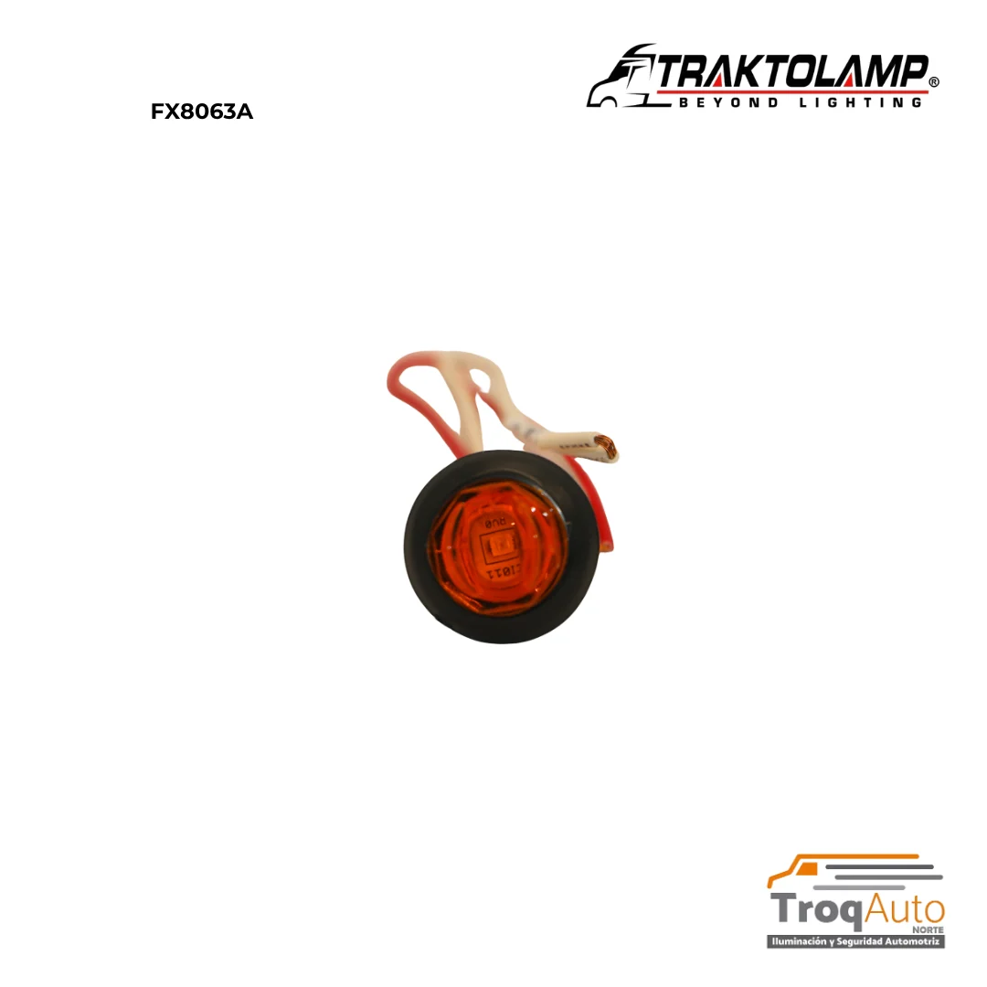 LAMPARA 3/4" AMB SELLADA 1 LED PESTAÑA 12-24V