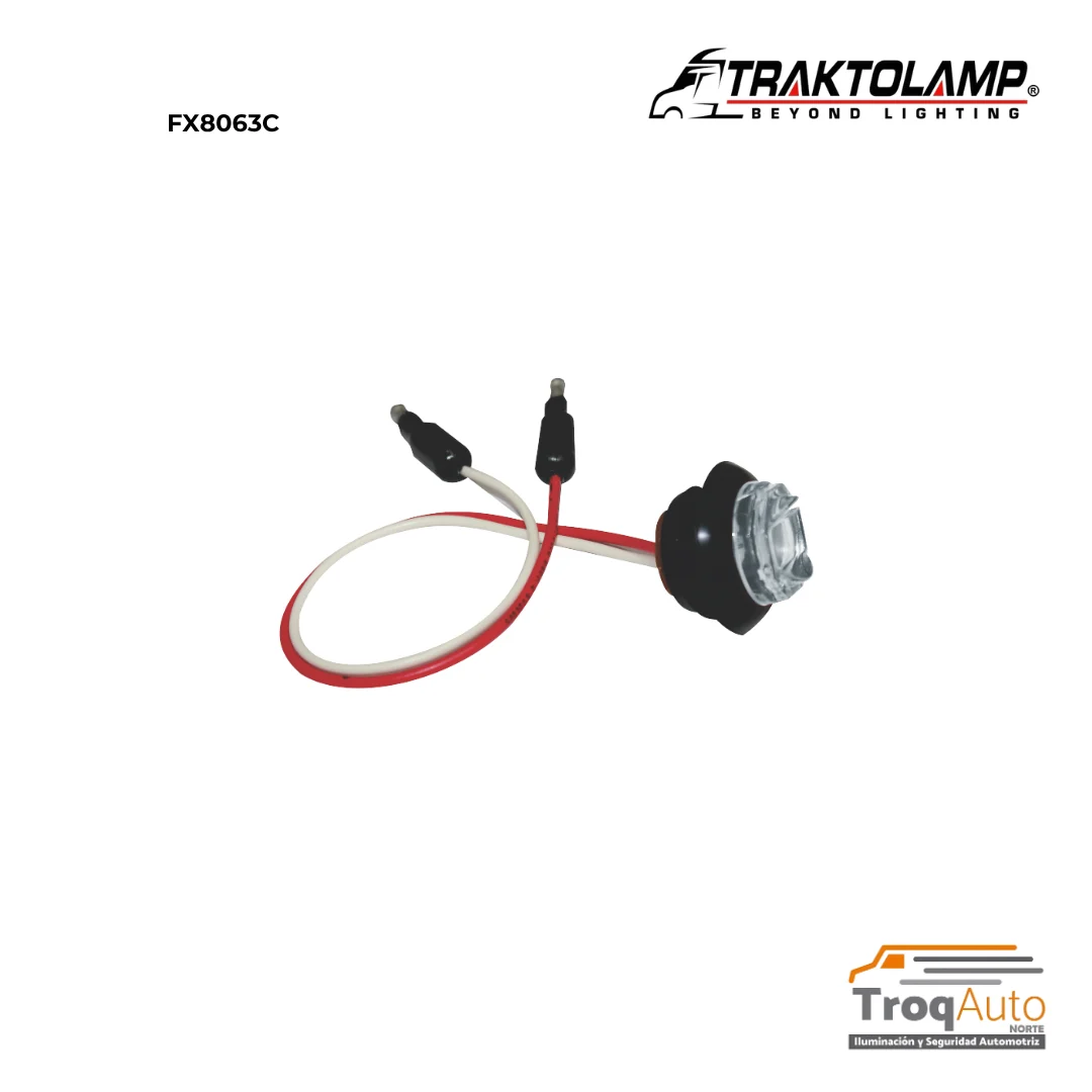 LAMPARA 3/4" CR SELLADA 1 LED PESTAÑA 12-24V