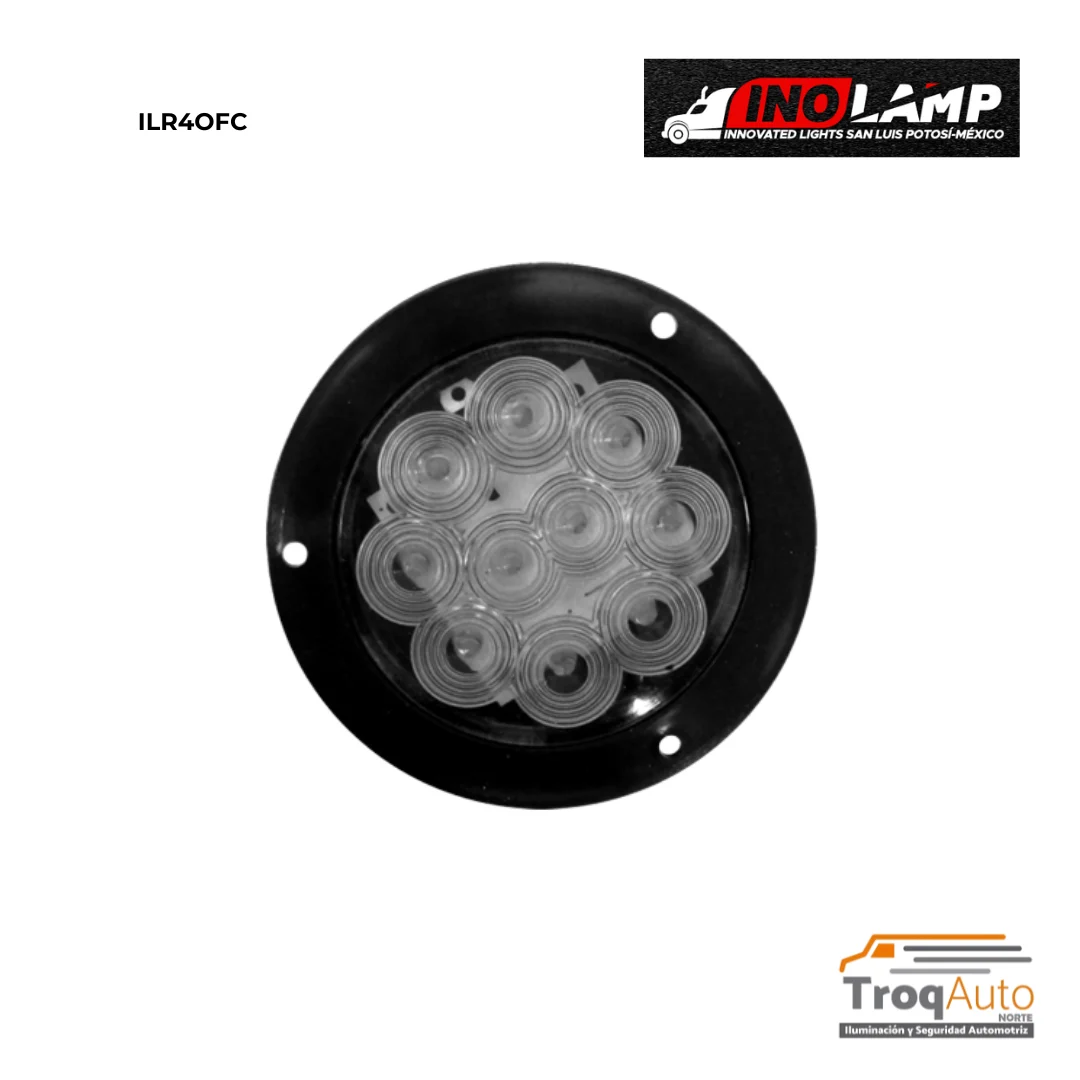 LAMPARA 4" 10 LEDS CR BASE P/REMACHE C/CONECTOR 12-24V