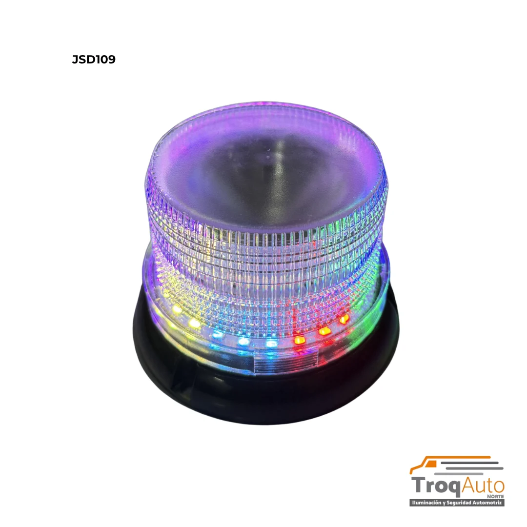TORRETA DE LEDS RGB C/CONTROL BASE DE IMÁN O ATORNILLABLE 12-24V