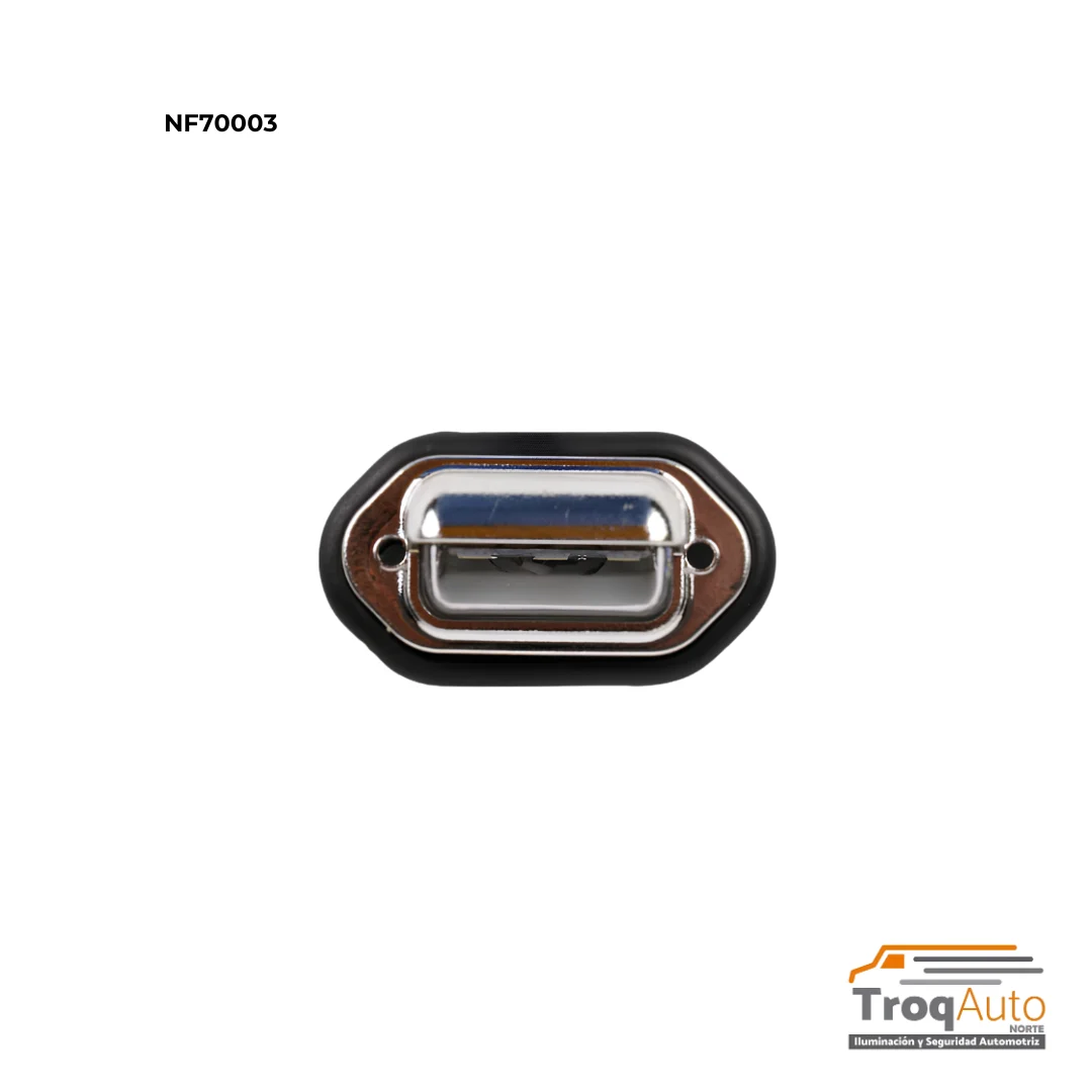 PLAFON LUZ PLACA 3 LED CHICO 12 VOLTS
