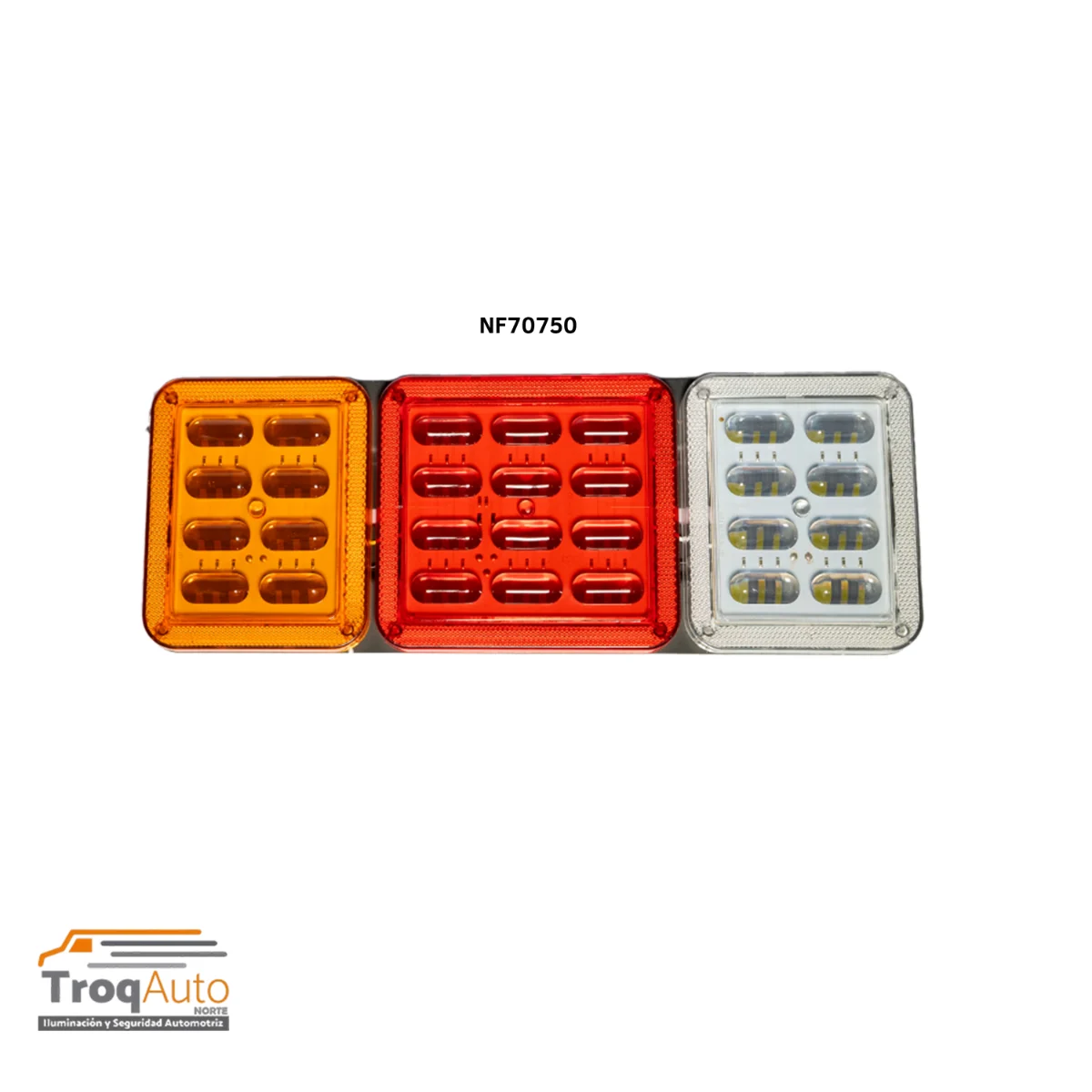 CALAVERA RECTANGULAR PLANA 84 LEDS 24V (14X34CM) 1200LM