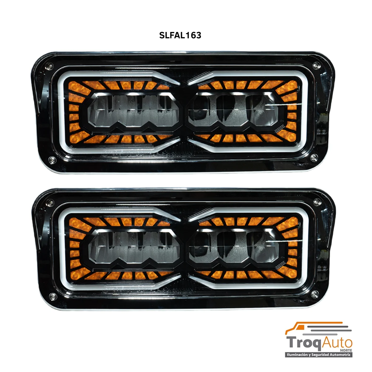 PAR FAROS DE LED KENWORTH T600/T800/W900 FREIGHTLINER CLASSIC