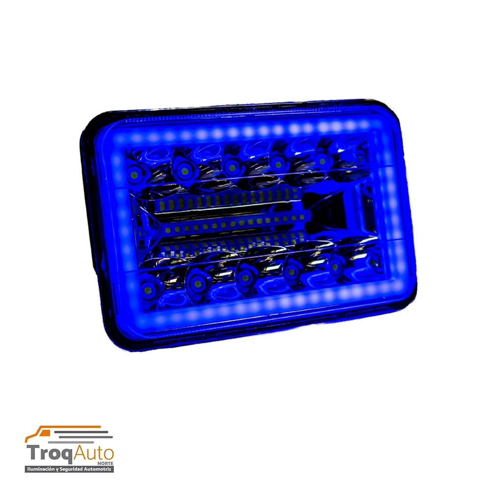 JGO. UNIDAD 5″ CONTORNO LED “GLO” / 12-24V AZUL