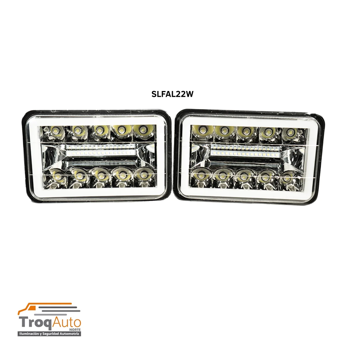 JGO. UNIDAD 5″ CONTORNO LED “GLO” / 12-24V BLANCO