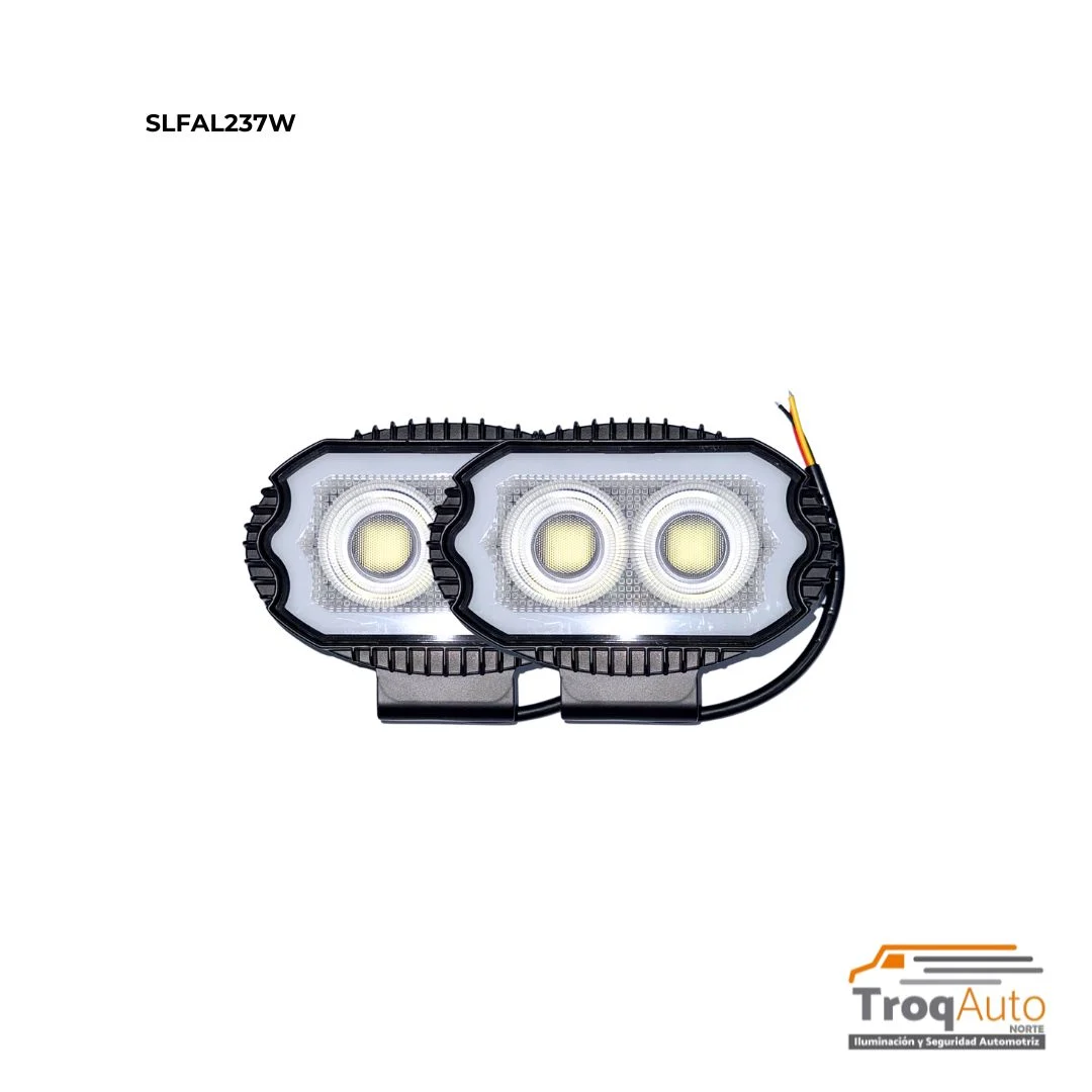 JGO. FARO OVALADO DE 5.5" POTENCIA 16W BCO+ GLO BLANCO