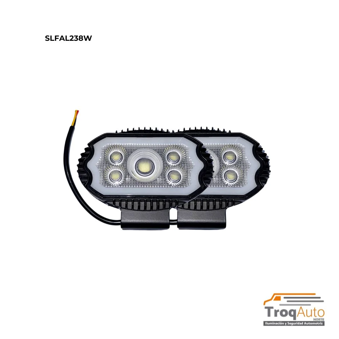 JGO. FARO OVALADO DE 5.5" POTENCIA 16W BCO+ GLO BLANCO