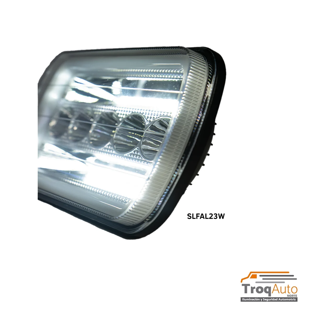 JGO. UNIDAD 7″ CONTORNO LED “GLO” / 12-24V BLANCO