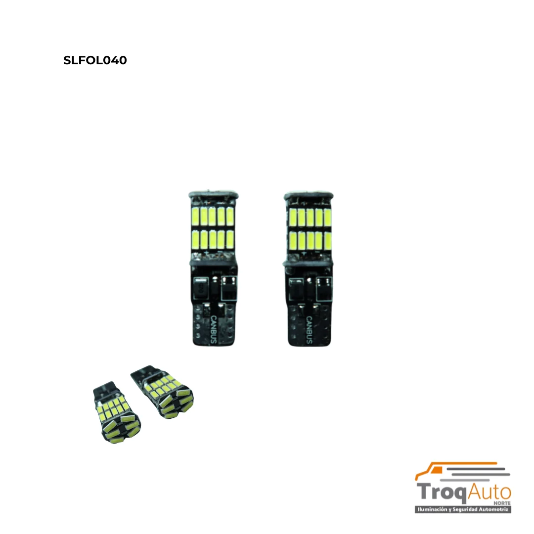 JGO. FOCO 158 T10 26 LEDS 12-24V C/CHIP CANBUS