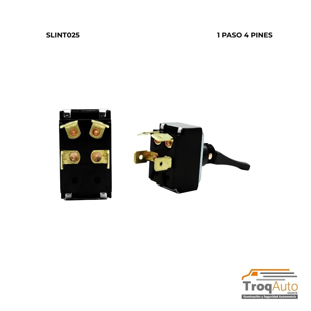 SWITCH DE PATAS LARGAS TIPO KW 1 PASO 4 PINES