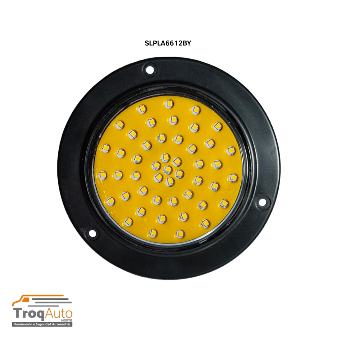 PLAFON 4″ / 48 LEDS A-B-E CUB SUP VIDRIO DOT AMBAR