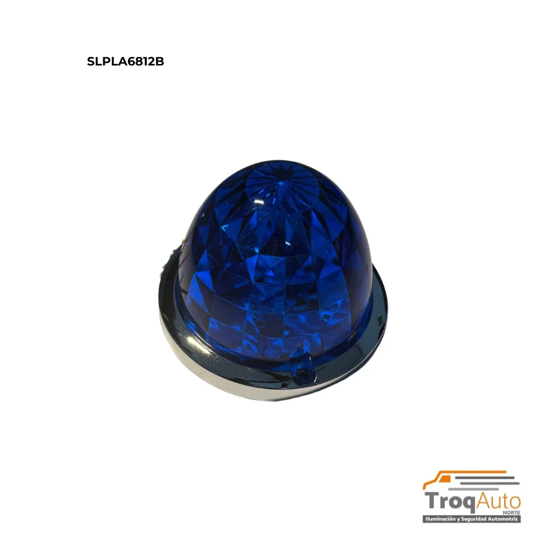 PUNTA ZEPELIN EFECTO DE LUZ DIAMANTE 12-24V AZUL A-B-E