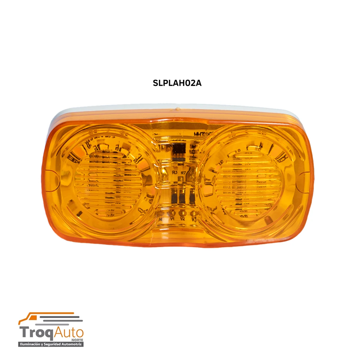 PLAFON LATERAL AMBAR 16 LEDS / 10 x 4.5 x 2.5cm